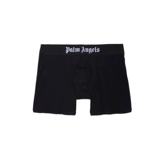 PALM ANGELS Boxer Neri Con Logo Uomo