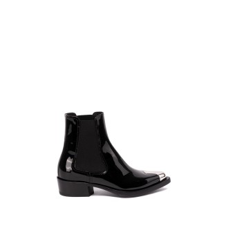 Alexander McQueen Heeled Leather Boots