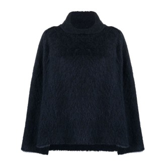 Malo Frayed Turtle-Neck Sweater