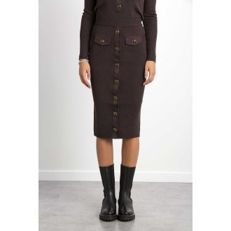 RIB PLEPIE SKIRT