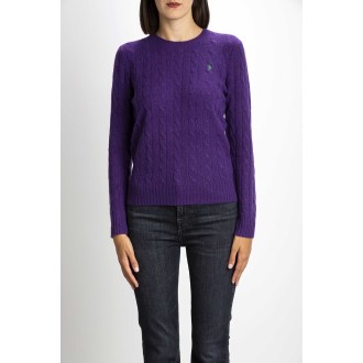 WOOL AND CASHMERE TWIST NECK