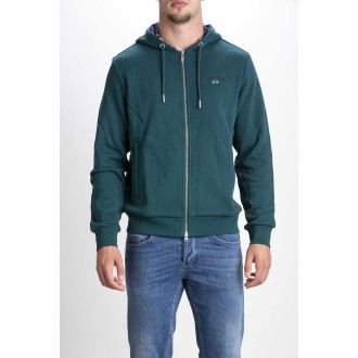 HOOD ZIP SHIRT FABRIC COTTON FL
