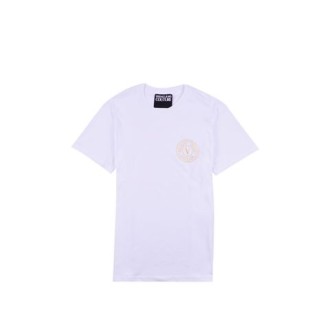 T-SHIRT CON LOGO METALLICO
