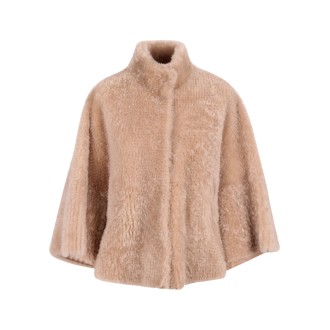 S.W.O.R.D. 6644 Shearling Effect Short Coat 44