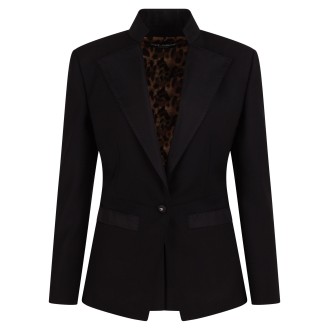 Dolce & Gabbana Mandarin Collar Blazer 46