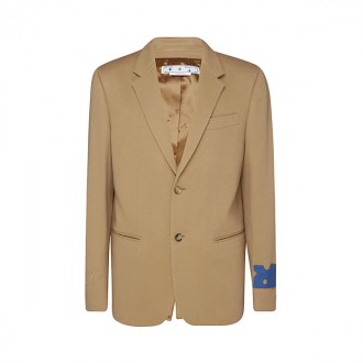 Off-white - Camel Brown Cashmere Blazer
