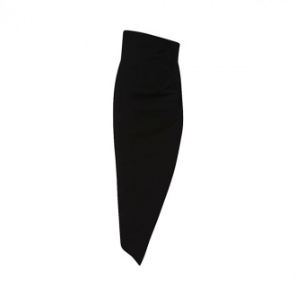 Rick Owens - Black Viscose Blend Skirt