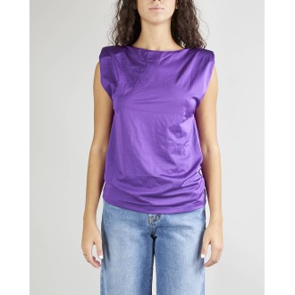 DISTRICT MARGHERITA MAZZEI T-shirt con spalline District Margherita Mazzei