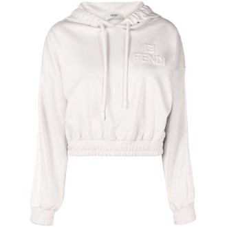 Fendi `Fendirama` Piquet Jersey Sweatshirt