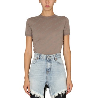 balenciaga half-sleeved top