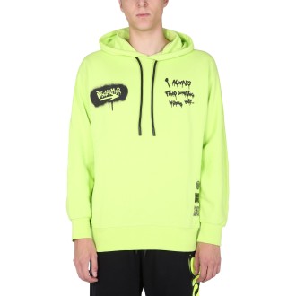 disclaimer sweatshirt with screen print