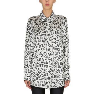 balenciaga regular fit shirt