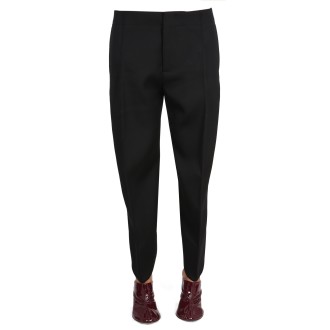bottega veneta compact wool pants