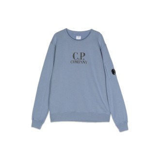 c.p. company basic fleece crewneck sweatshirt