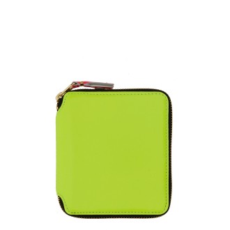 comme des garcons wallet super fluo wallet