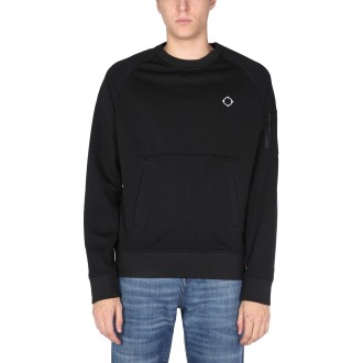 ma.strum sweatshirt with embroidered logo