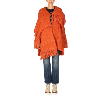 stella mccartney knitted textured coat