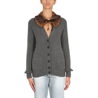 saint laurent wool cardigan