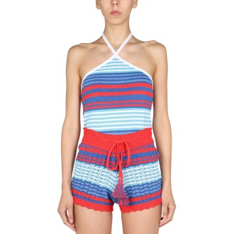 gallo 1927 striped pattern top 