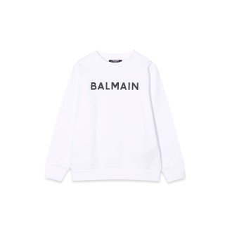balmain felpa con logo