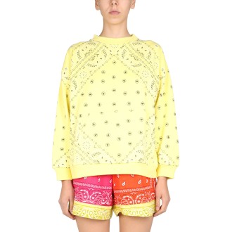 arizona love paisley pattern sweatshirt 