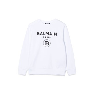 balmain sweatshirt crewneck front logo