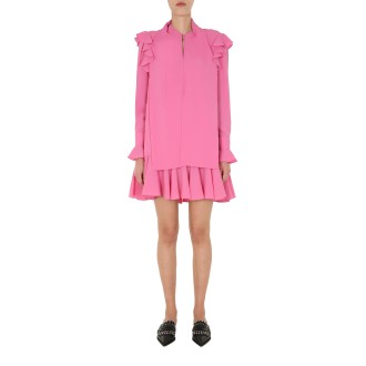 alexander mcqueen dress with ruches