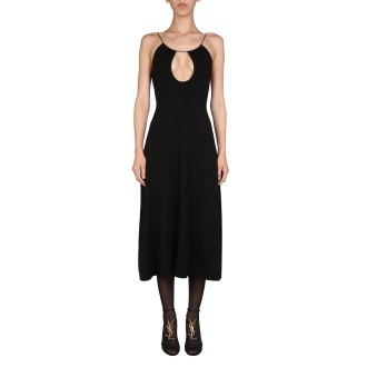 saint laurent long dress