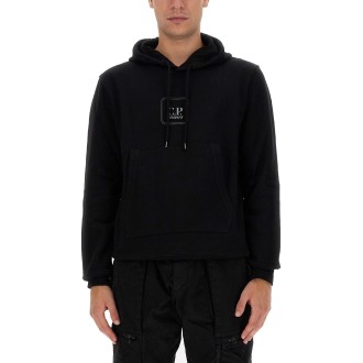 c.p. company sweatshirt with logo