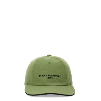 stella mccartney baseball hat with logo embroidery