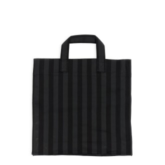 sunnei shopper bag with striped pattern