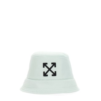 off-white bucket hat with logo
