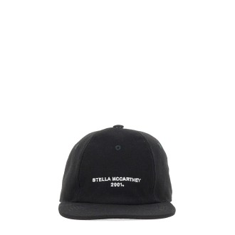 stella mccartney baseball hat with logo embroidery