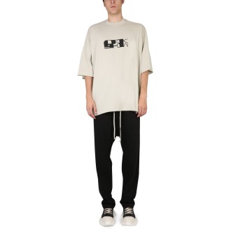 rick owens drkshdw logo print t-shirt