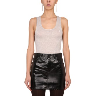 saint laurent striped tank top