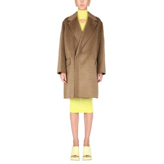 bottega veneta double-breasted coat