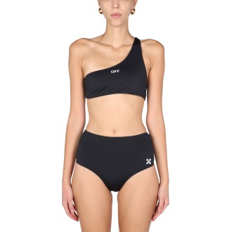 off-white one-shoulder bikini