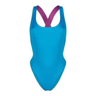 off-white logoed band one piece swimsuit 