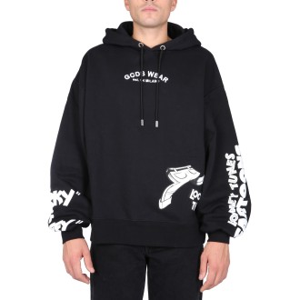 gcds sweatshirt with looney tunes print