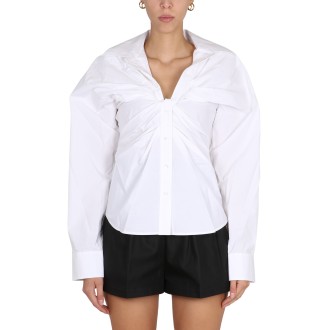 alexanderwang.t open shirt with knot