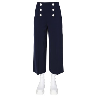 boutique moschino wide leg trousers