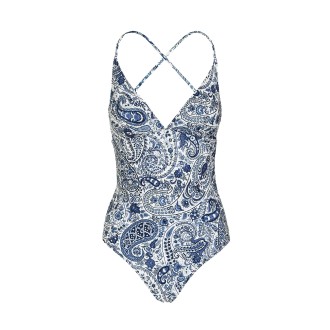 etro floral paisley print one piece swimsuit