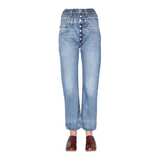 1/off double waisted jeans