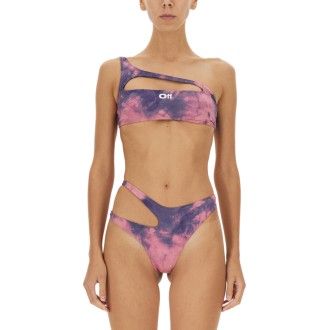 off-white logo bikini swimsuit