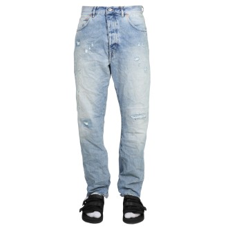 purple brand jeans in denim