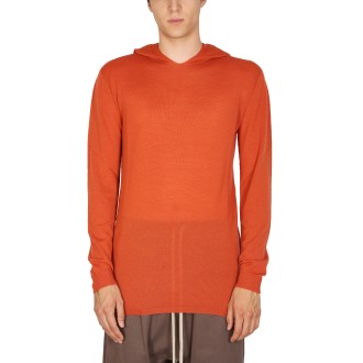 rick owens hooded shirt