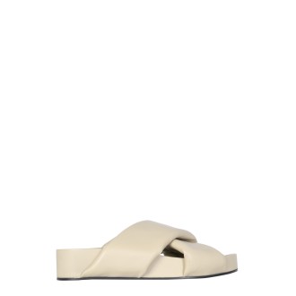 jil sander nappa sandals