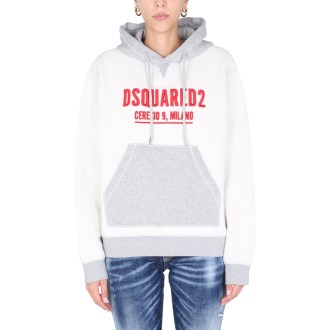 dsquared sweatshirt with embroidered logo