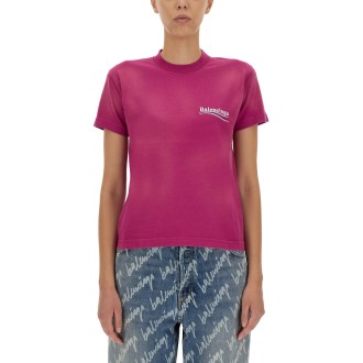 balenciaga political campaign small fit t-shirt