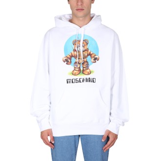 moschino teddy print sweatshirt